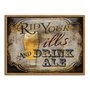 Quadro Decorativo Poster Rid Your Ills And Drink Ale