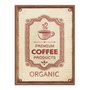 Quadro Decorativo Premium Coffee Products Organic