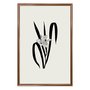 Quadro Decorativo Ramo Com Flor Orquídea Estilo Japandi