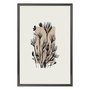 Quadro Decorativo Ramo De Flores Botânica Estilo Japandi