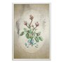 Quadro Decorativo Ramo De Flores Vintage