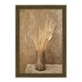 Quadro Decorativo Ramo De Grama De Pampas Seco Vintage Farmhouse