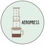 Quadro Decorativo Redondo Aeropress