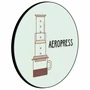 Quadro Decorativo Redondo Aeropress