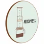 Quadro Decorativo Redondo Aeropress