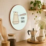Quadro Decorativo Redondo Cezve Turco