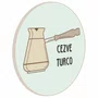 Quadro Decorativo Redondo Cezve Turco