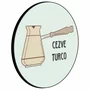 Quadro Decorativo Redondo Cezve Turco
