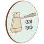 Quadro Decorativo Redondo Cezve Turco
