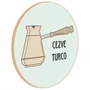 Quadro Decorativo Redondo Cezve Turco