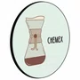 Quadro Decorativo Redondo Chemex