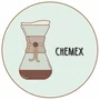 Quadro Decorativo Redondo Chemex