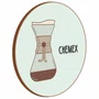 Quadro Decorativo Redondo Chemex