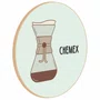 Quadro Decorativo Redondo Chemex