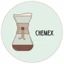 Quadro Decorativo Redondo Chemex