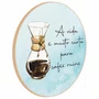 Quadro Decorativo Redondo Chemex A Vida É Muito Curto Para Cafés Ruins