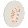 Quadro Decorativo Redondo Cristal Boho