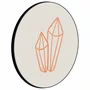 Quadro Decorativo Redondo Cristal Boho