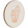 Quadro Decorativo Redondo Cristal Boho