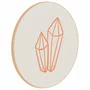 Quadro Decorativo Redondo Cristal Boho
