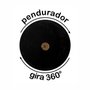 Quadro Decorativo Redondo Diamante com Moldura Flexível Metalizada