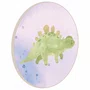 Quadro Decorativo Redondo Estegossauro Dinossauro Fofinho