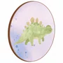 Quadro Decorativo Redondo Estegossauro Dinossauro Fofinho