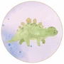 Quadro Decorativo Redondo Estegossauro Dinossauro Fofinho