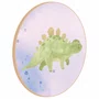 Quadro Decorativo Redondo Estegossauro Dinossauro Fofinho
