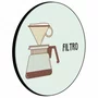Quadro Decorativo Redondo Filtro