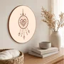 Quadro Decorativo Redondo Prendedor de Sonhos Boho