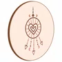 Quadro Decorativo Redondo Prendedor de Sonhos Boho