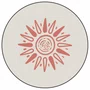 Quadro Decorativo Redondo Sol Boho
