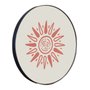Quadro Decorativo Redondo Sol com Moldura Flexível Metalizada