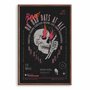 Quadro Decorativo Rock And Roll Crânio No Bad Days At All