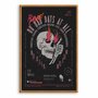 Quadro Decorativo Rock And Roll Crânio No Bad Days At All