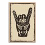 Quadro Decorativo Rock And Roll Hand