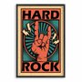 Quadro Decorativo Rock And Roll Hand Hard Rock