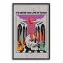 Quadro Decorativo Rock And Roll It's Never Too Late To Touch