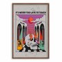 Quadro Decorativo Rock And Roll It's Never Too Late To Touch