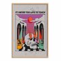 Quadro Decorativo Rock And Roll It's Never Too Late To Touch