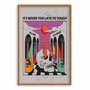 Quadro Decorativo Rock And Roll It's Never Too Late To Touch