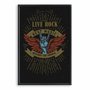 Quadro Decorativo Rock And Roll Long Live Rock