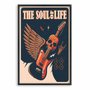 Quadro Decorativo Rock And Roll The Soul Of Life