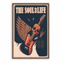 Quadro Decorativo Rock And Roll The Soul Of Life