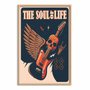 Quadro Decorativo Rock And Roll The Soul Of Life