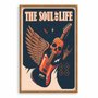 Quadro Decorativo Rock And Roll The Soul Of Life