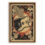 Quadro Decorativo Rock And Roll Vintage Guitarra