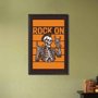Quadro Decorativo Rock On Esqueleto