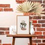 Quadro Decorativo Rosto Abstrato Minimalista Estilo Japandi